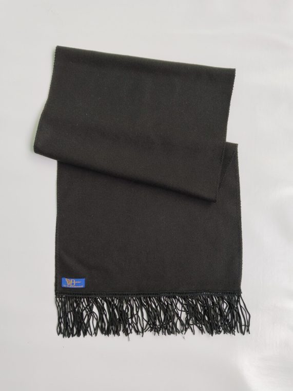 Wool Scarf with Lace