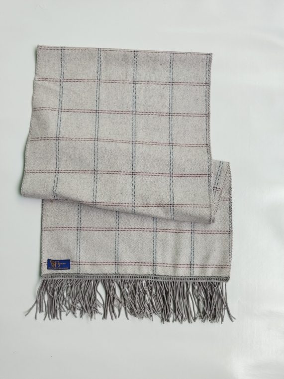 Wool Scarf with Lace